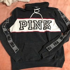 VS Pink Sweater SMALL Cowl Neck Pullover (Gray, Red, Black) Victoria’s Secret